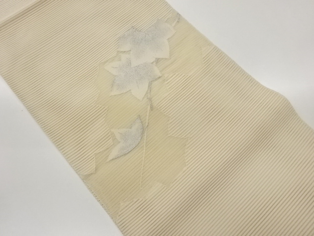 JAPANESE KIMONO / KAWAMURA TEXTILES: RO-TSUZURE AUTUMN LEAVES PATTERN 